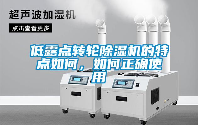 低露點轉(zhuǎn)輪除濕機(jī)的特點如何，如何正確使用