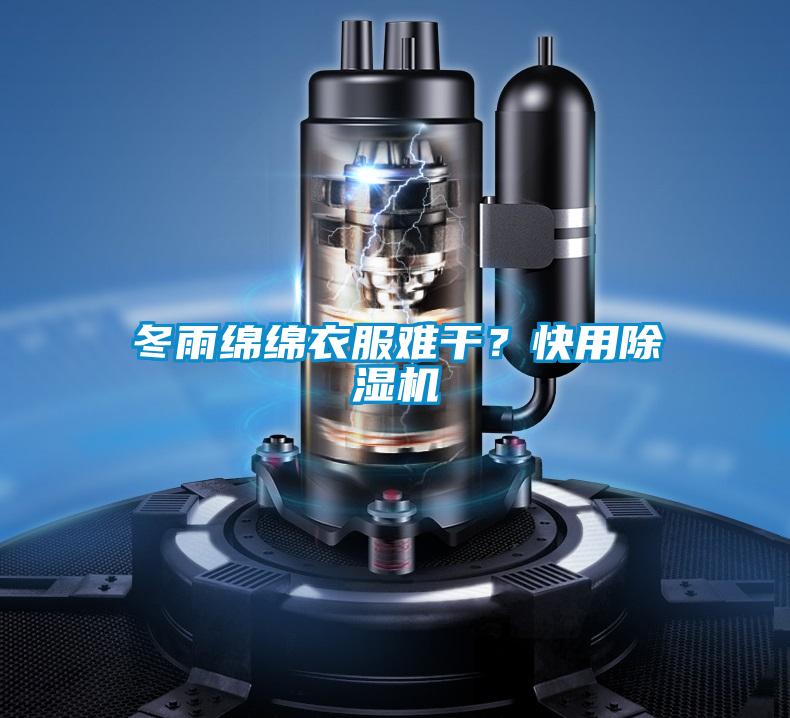 冬雨綿綿衣服難干？快用除濕機