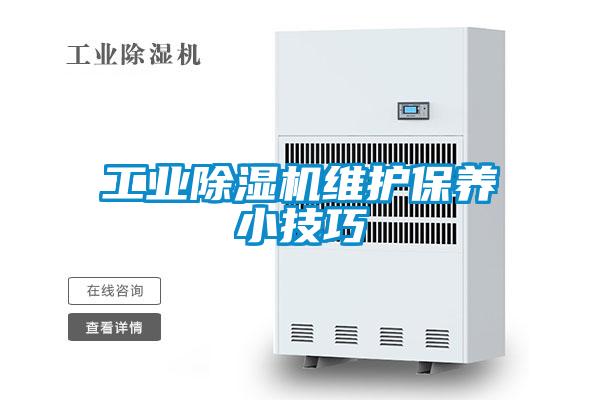 工業(yè)除濕機維護(hù)保養(yǎng)小技巧