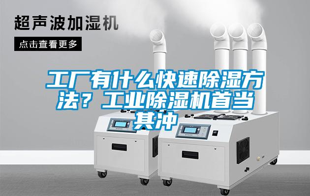 工廠有什么快速除濕方法？工業除濕機首當其沖