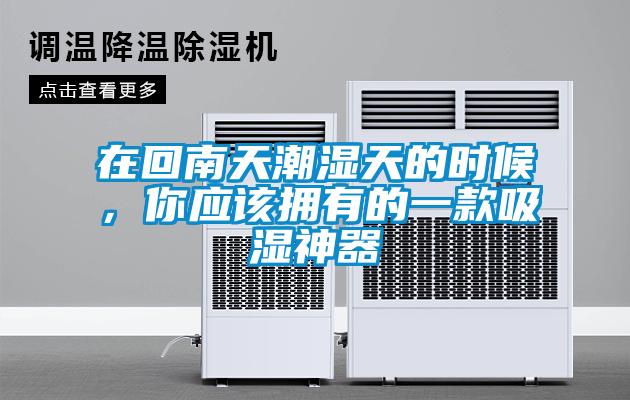 在回南天潮濕天的時候，你應(yīng)該擁有的一款吸濕神器