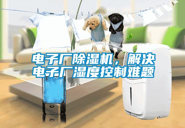 電子廠除濕機,解決電子廠濕度控制難題