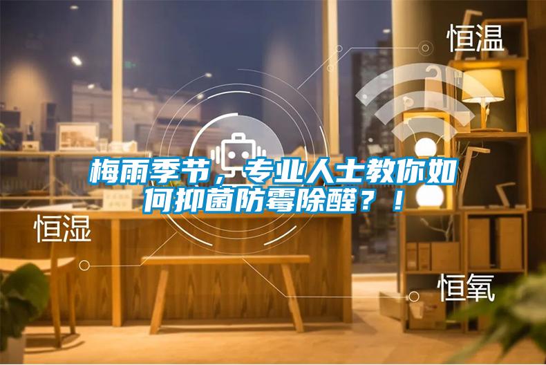 梅雨季節，專業人士教你如何抑菌防霉除醛？！