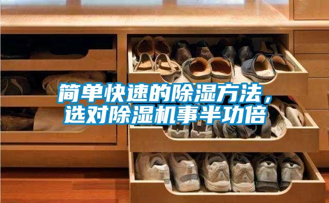 簡單快速的除濕方法，選對除濕機事半功倍