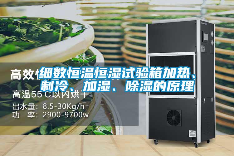 細數恒溫恒濕試驗箱加熱、制冷、加濕、除濕的原理