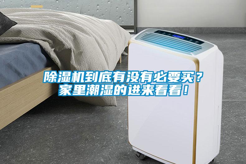 除濕機到底有沒有必要買？家里潮濕的進來看看！