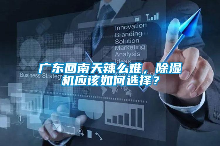 廣東回南天辣么難,除濕機應該如何選擇?