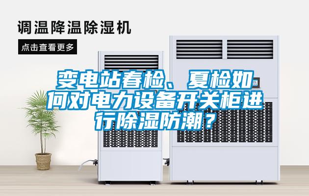 變電站春檢、夏檢如何對電力設(shè)備開關(guān)柜進行除濕防潮？