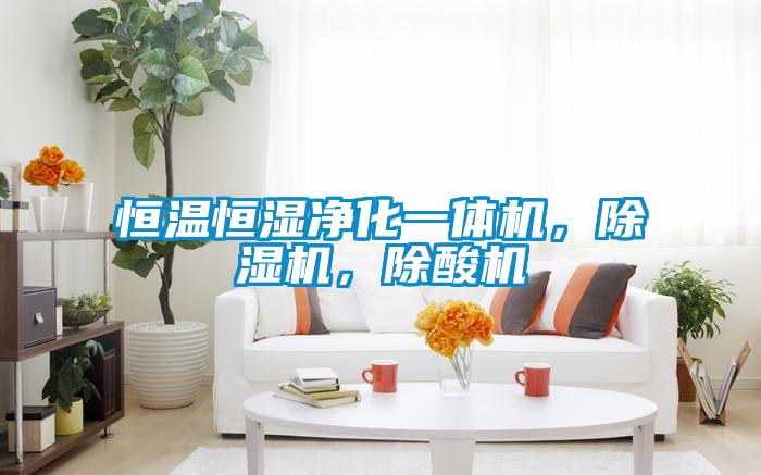 恒溫恒濕凈化一體機，除濕機，除酸機