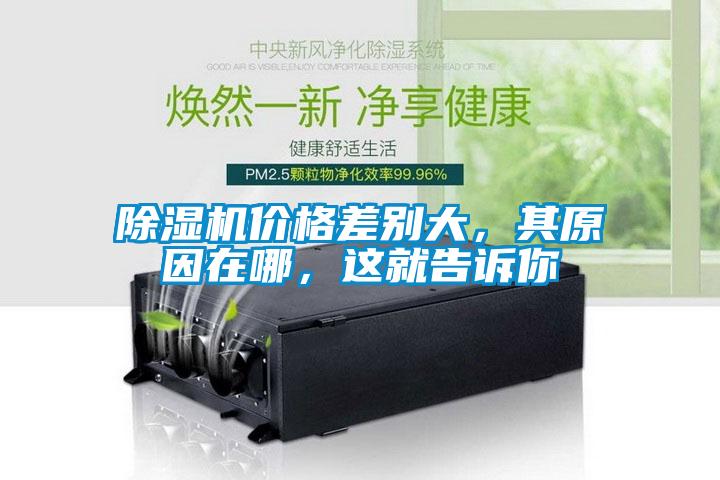 除濕機價格差別大，其原因在哪，這就告訴你