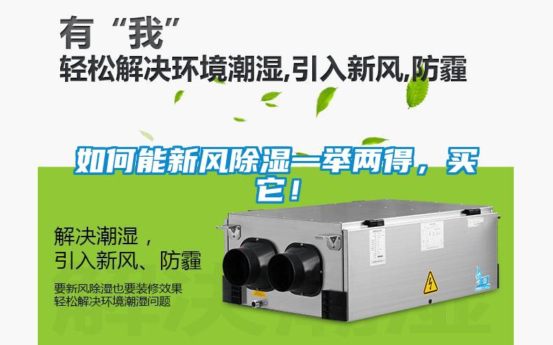 如何能新風(fēng)除濕一舉兩得，買它！