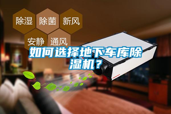 如何選擇地下車庫除濕機？