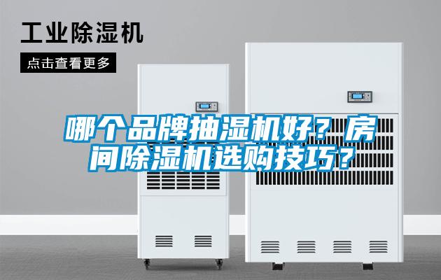 哪個品牌抽濕機(jī)好？房間除濕機(jī)選購技巧？