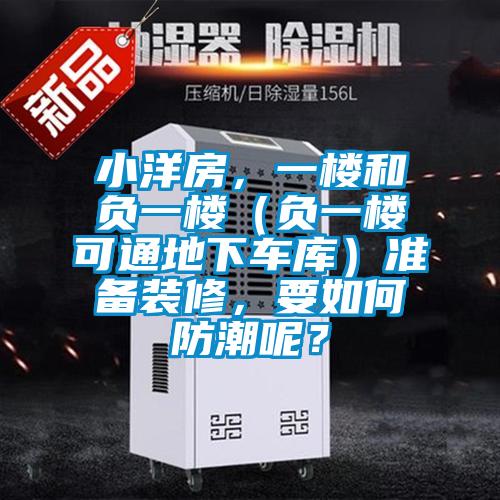 小洋房，一樓和負一樓（負一樓可通地下車庫）準備裝修，要如何防潮呢？