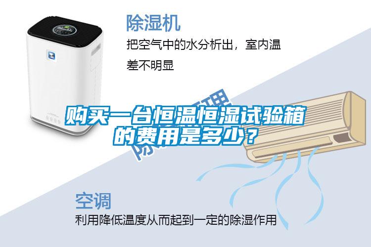 購(gòu)買(mǎi)一臺(tái)恒溫恒濕試驗(yàn)箱的費(fèi)用是多少？