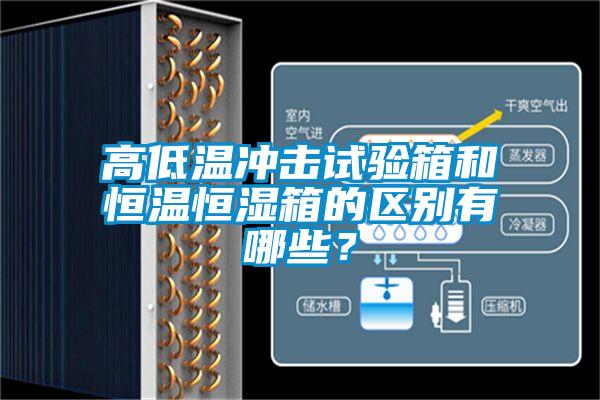 高低溫沖擊試驗箱和恒溫恒濕箱的區(qū)別有哪些？