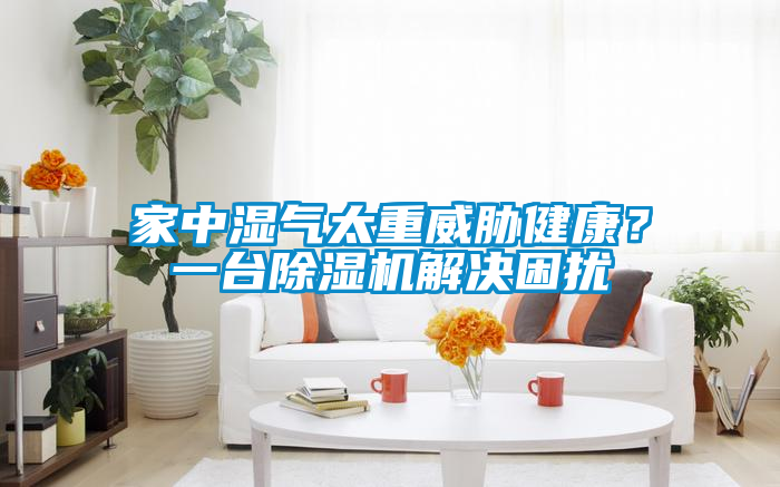 家中濕氣太重威脅健康？一臺除濕機解決困擾