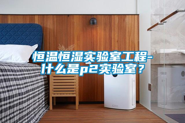 恒溫恒濕實驗室工程-什么是p2實驗室？