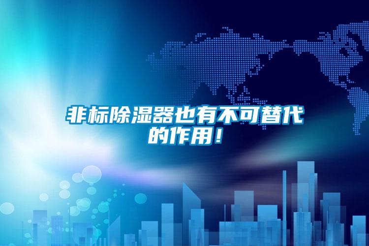 非標除濕器也有不可替代的作用！
