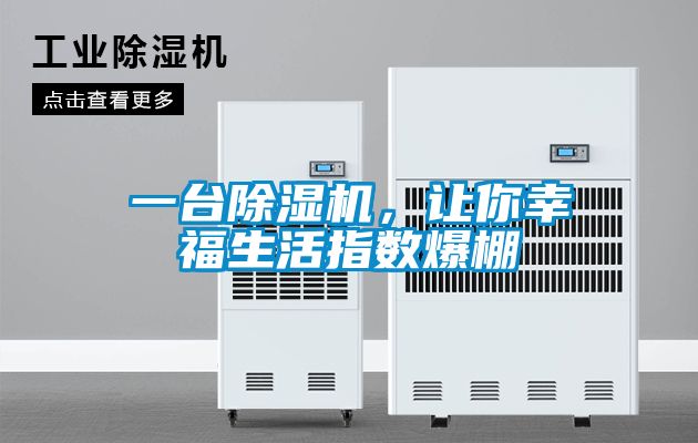 一臺除濕機(jī)，讓你幸福生活指數(shù)爆棚