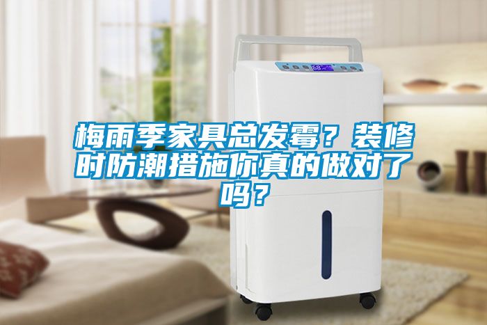 梅雨季家具總發霉？裝修時防潮措施你真的做對了嗎？