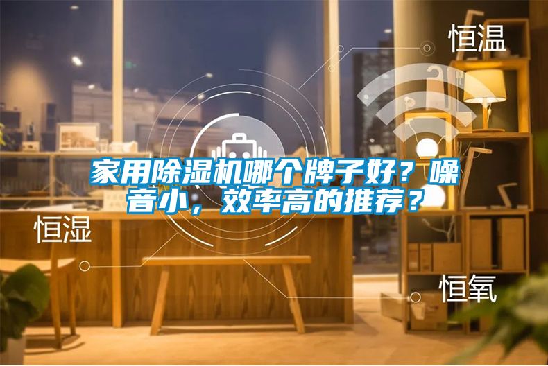 家用除濕機哪個牌子好？噪音小，效率高的推薦？